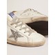 Women's Super-Star with shearling lining and silver glitter star Women's Super-Star with shearling lining and silver glitter star