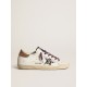 Super-Star with leopard pony skin star and brown nubuck heel tab Super-Star with leopard pony skin star and brown nubuck heel tab