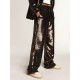 Women's Super-Star in white nappa with pink metallic leather star Women's Super-Star in white nappa with pink metallic leather star
