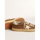 Super-Star in suede with leopard print and cream leather star Super-Star in suede with leopard print and cream leather star