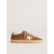 Super-Star in suede with leopard print and cream leather star Super-Star in suede with leopard print and cream leather star