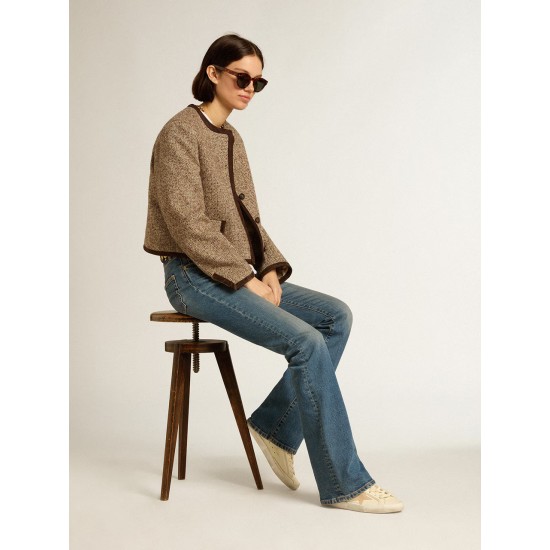 Women’s Super-Star LTD in nappa with suede star and heel tab Women’s Super-Star LTD in nappa with suede star and heel tab