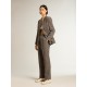 Women's Super-Star with gray glitter star and nude leather heel tab Women's Super-Star with gray glitter star and nude leather heel tab