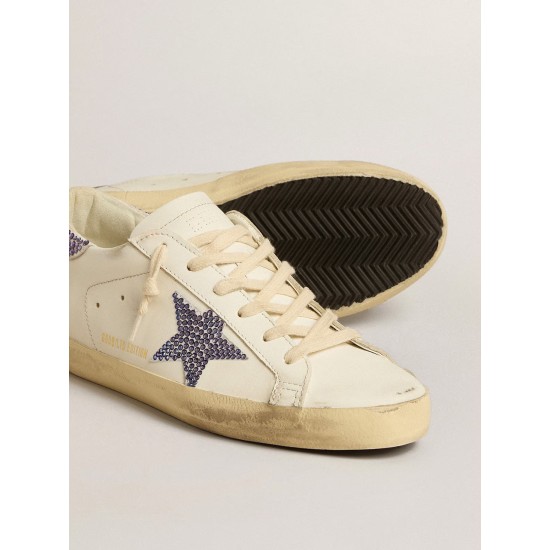 Women’s Super-Star LTD with suede star and heel tab with Swarovski crystals Women’s Super-Star LTD with suede star and heel tab with Swarovski crystals