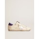 Super-Star LTD in nappa with metallic star and purple suede heel tab Super-Star LTD in nappa with metallic star and purple suede heel tab