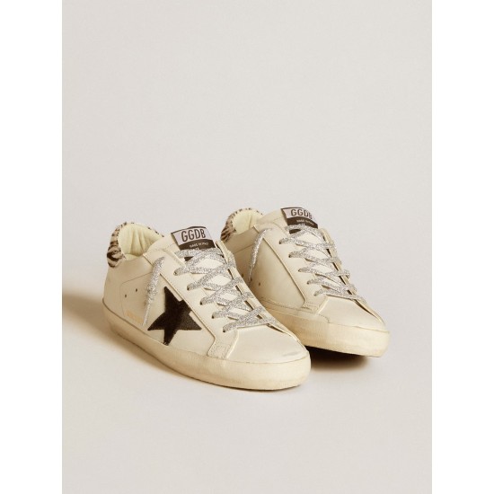 Women’s Super-Star with suede star and in pony skin heel tab Women’s Super-Star with suede star and in pony skin heel tab