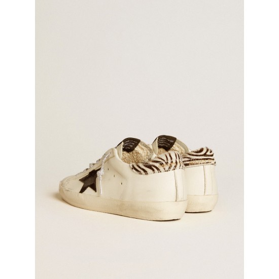 Women’s Super-Star with suede star and in pony skin heel tab Women’s Super-Star with suede star and in pony skin heel tab