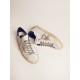Super-Star with suede star and blue heel tab Super-Star with suede star and blue heel tab
