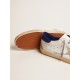 Super-Star with suede star and blue heel tab Super-Star with suede star and blue heel tab