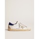 Super-Star with suede star and blue heel tab Super-Star with suede star and blue heel tab