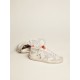 Super-Star LTD in white leather and mesh with star and inserts in Swarovski micro-crystals Super-Star LTD in white leather and mesh with star and inserts in Swarovski micro-crystals