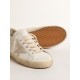 Women's Super-Star with a suede star and peach-pink glitter heel tab Women's Super-Star with a suede star and peach-pink glitter heel tab