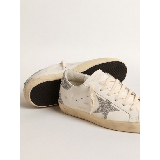 Women’s Super-Star with silver Swarovski crystal star and heel tab Women’s Super-Star with silver Swarovski crystal star and heel tab