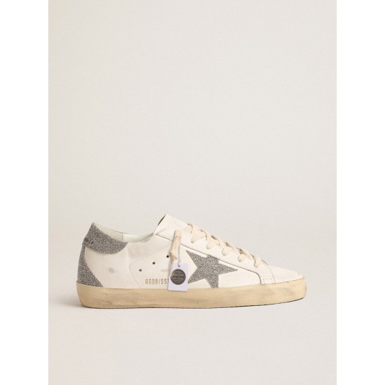 Women’s Super-Star with silver Swarovski crystal star and heel tab Women’s Super-Star with silver Swarovski crystal star and heel tab
