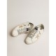 Women's Super-Star with gold star and black glitter heel tab Women's Super-Star with gold star and black glitter heel tab