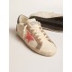 Women's Super-Star LTD with pink gabardine star and gray suede heel tab Women's Super-Star LTD with pink gabardine star and gray suede heel tab