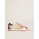 Women's Super-Star LTD with pink gabardine star and gray suede heel tab Women's Super-Star LTD with pink gabardine star and gray suede heel tab
