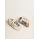 Super-Star with ice-gray star and pink lizard-print heel tab Super-Star with ice-gray star and pink lizard-print heel tab