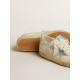 Super-Star in white leather and suede with silver and gold leather star Super-Star in white leather and suede with silver and gold leather star