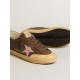 Women's Super-Star Penstar LTD in brown leather with pink suede star Women's Super-Star Penstar LTD in brown leather with pink suede star