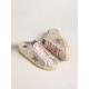 Super-Star Sabots in silver metallic leather with suede star Super-Star Sabots in silver metallic leather with suede star