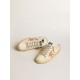 Women's Super-Star Sabots in nappa with pink leather star Women's Super-Star Sabots in nappa with pink leather star