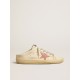Women's Super-Star Sabots in nappa with pink leather star Women's Super-Star Sabots in nappa with pink leather star