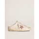 Bio-based Super-Star Sabot with pink glitter star and suede toe Bio-based Super-Star Sabot with pink glitter star and suede toe