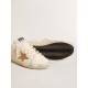 Super-Star Sabots in leather with plasticized gold glitter star Super-Star Sabots in leather with plasticized gold glitter star