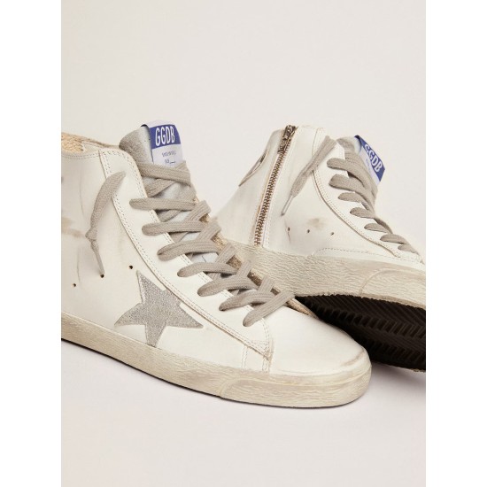 Women's Francy leather with suede star Women's Francy leather with suede star