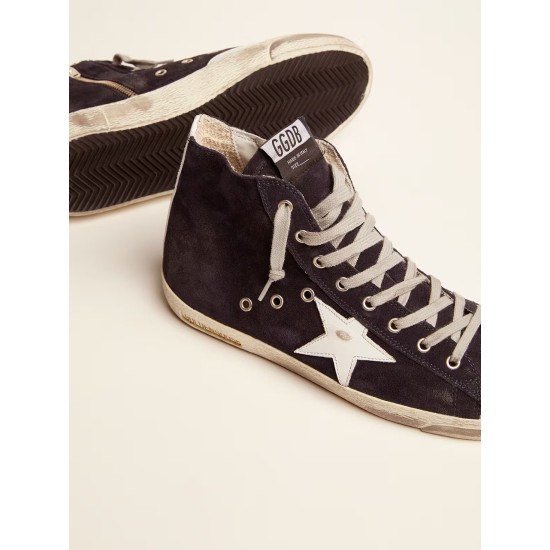 Francy sneakers in leather with leather star and heel tab Francy sneakers in leather with leather star and heel tab