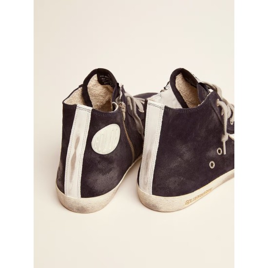 Francy sneakers in leather with leather star and heel tab Francy sneakers in leather with leather star and heel tab
