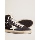 Women's Francy with black leather upper and white star Women's Francy with black leather upper and white star