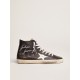 Women's Francy with black leather upper and white star Women's Francy with black leather upper and white star