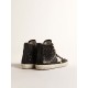 Francy Penstar LTD in glitter with ivory star and black heel tab Francy Penstar LTD in glitter with ivory star and black heel tab