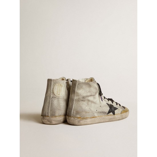 Women's Francy Penstar LAB with floral print and black star Women's Francy Penstar LAB with floral print and black star
