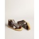 Francy Penstar in brown glitter with white leather star Francy Penstar in brown glitter with white leather star