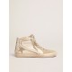 Women's Slide with ice-gray suede star and white flash Women's Slide with ice-gray suede star and white flash
