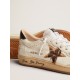 Women's Ball Star with leopard print pony skin star and black heel tab Women's Ball Star with leopard print pony skin star and black heel tab