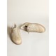 Women's Ball Star in milk-white nylon with white star and heel tab Women's Ball Star in milk-white nylon with white star and heel tab