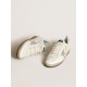 White Ball Star with a Swarovski crystal star and heel tab White Ball Star with a Swarovski crystal star and heel tab