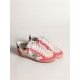 Women's Ball Star in white nappa with glitter star Women's Ball Star in white nappa with glitter star