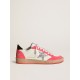 Women's Ball Star in white nappa with glitter star Women's Ball Star in white nappa with glitter star