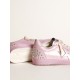 Women’s Ball Star LAB in pink laminated leather with studs Women’s Ball Star LAB in pink laminated leather with studs