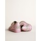 Women’s Ball Star LAB in pink laminated leather with studs Women’s Ball Star LAB in pink laminated leather with studs