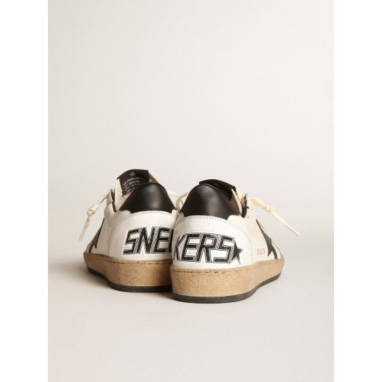 Ball Star in nappa with black star and black heel tab Ball Star in nappa with black star and black heel tab