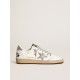 Women's Ball Star in nappa with white star and glitter heel tab Women's Ball Star in nappa with white star and glitter heel tab