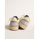 Ball Star in nappa leather with gray suede star and beige heel tab Ball Star in nappa leather with gray suede star and beige heel tab
