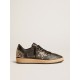 Women’s Ball Star LAB in black nappa with studded black leather star Women’s Ball Star LAB in black nappa with studded black leather star