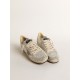 Ball Star LTD with Swarovski crystals and gray suede star Ball Star LTD with Swarovski crystals and gray suede star